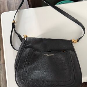 Marc Jacobs Black Leather Crossbody Bag
